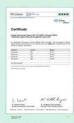 Certyfikat jakości borelioza badan CBDNA